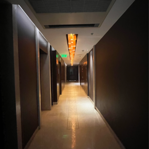 Building Lobby in 3 BHK Apartment at Godrej Meridien, Mohammad Heri Village – for Sale