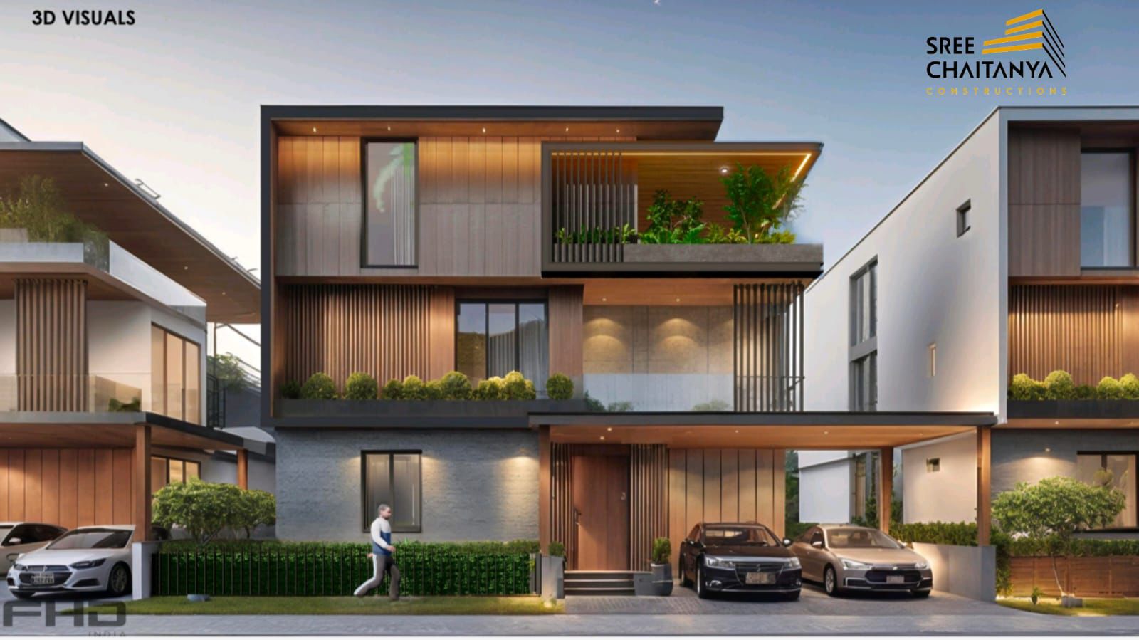 4 BHK + Pooja Room 2714 Sq.Ft. Villa in Fortune Santosh Gardenia