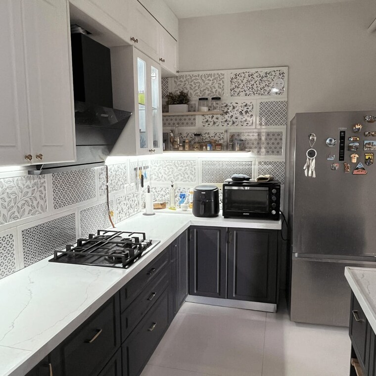 Kitchen, kumar-prospera-hadapsar 2 Bedroom 942 Sq.Ft. Apartment In Amanora Park Town Pune 8682186