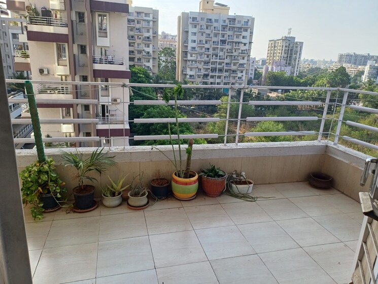 Balcony, greenland-society 2 Bedroom 1000 Sq.Ft. Apartment In Pimple Saudagar Pune 8682334