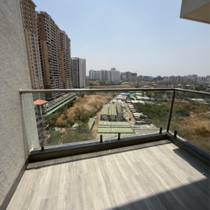 Balcony in 3 BHK Apartment at Goel Ganga Serio, Santipur – for Sale