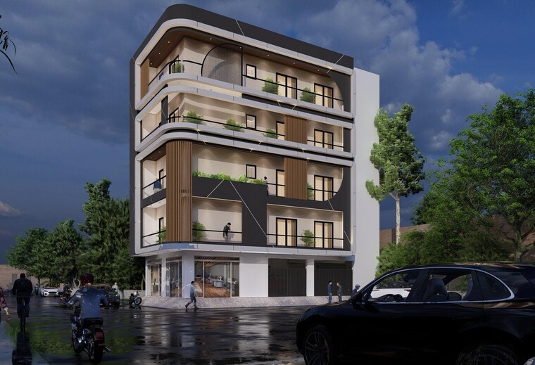 Exterior View, faridabad central 3 Bedroom 1800 Sq.Ft. Builder Floor In Faridabad Central Faridabad 8682354