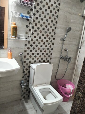 Bathroom in 1 BHK Apartment at Ajmera New Era, Kalyan West – for Rent
