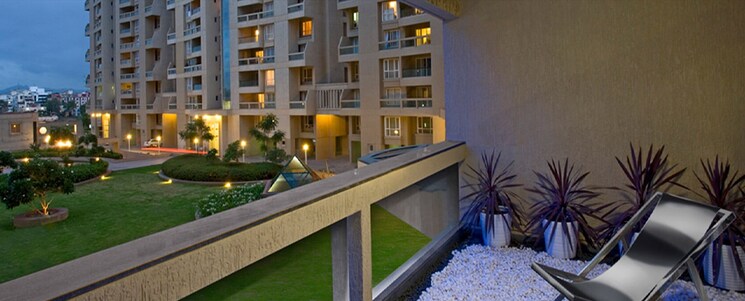 Balcony, waterfront-condominiums 4 Bedroom 2600 Sq.Ft. Apartment In Kalyani Nagar Pune 8682432