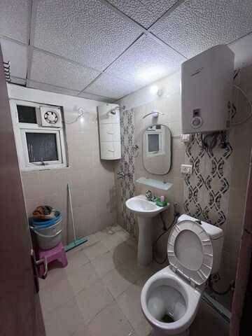 Bathroom in 2 BHK Apartment at Trident Embassy, Sector 1 Greater Noida – for Rent