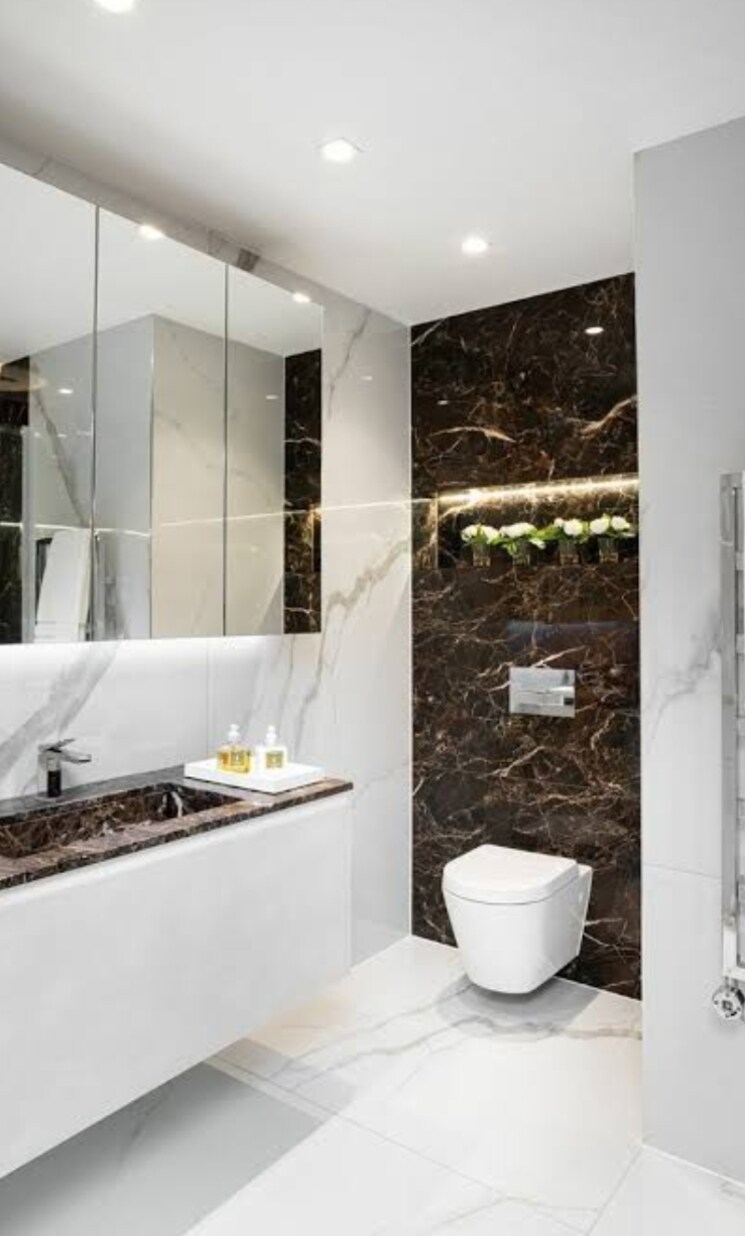 Bathroom, rattan-apartment 2 Bedroom 650 Sq.Ft. Builder Floor In Khanpur Delhi 8682481