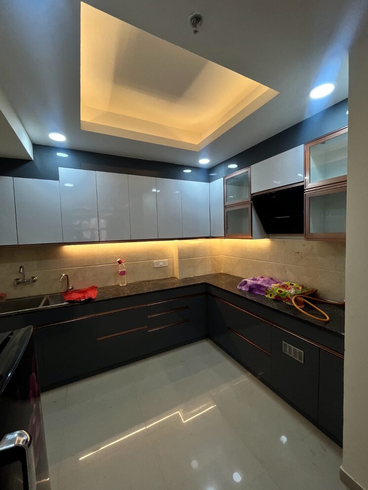 Kitchen, nishat ganj 3 Bedroom 1200 Sq.Ft. Apartment In Nishat Ganj Lucknow 8682499