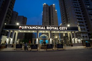 4 BHK Apartment – Exterior View View at Purvanchal Royal City, Chi V Greater Noida - for Sale
