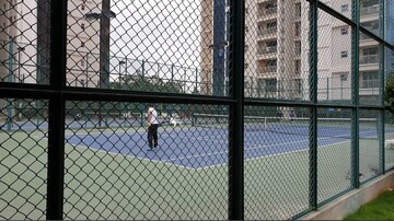 Balcony in 4 BHK Apartment at Lanco Hills Apartments, Manikonda – for Sale