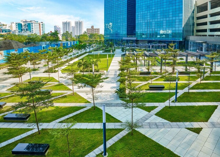 Garden, mani-casadona Commercial Co Working Space 250 Sq.Ft. In New Town Kolkata 8682676