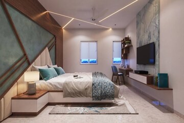 Bedroom in 3 BHK Apartment at Prestige High Fields, Gachibowli – for Rent