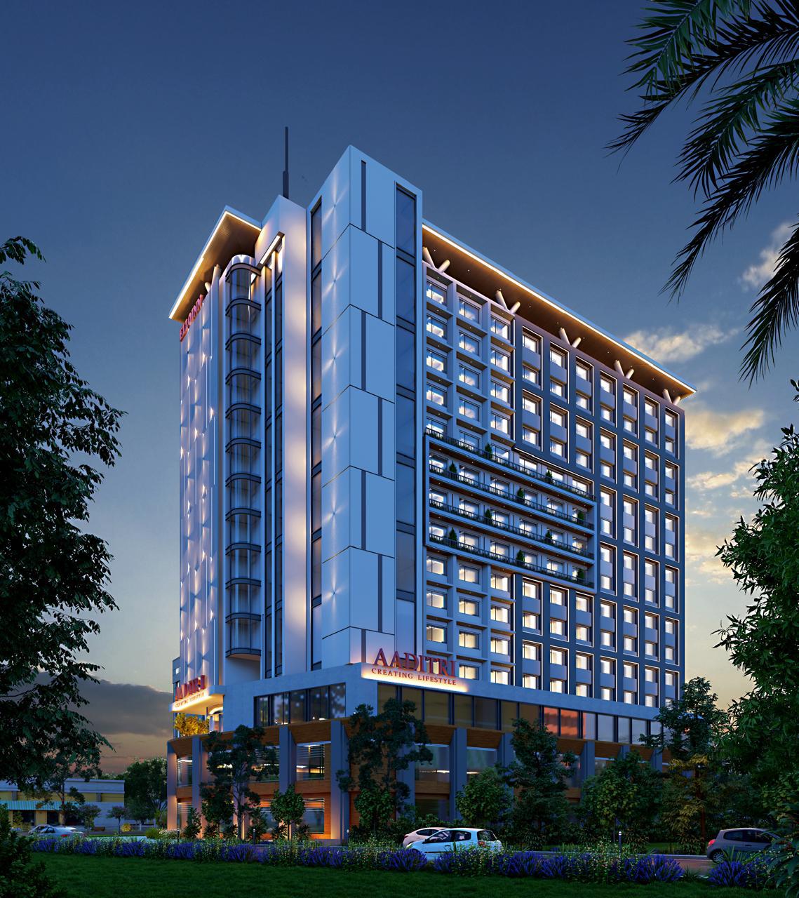 2 BHK + Pooja Room,Servant Room,Study Room,Extra Room Apartment For Sale in Modi Edifice