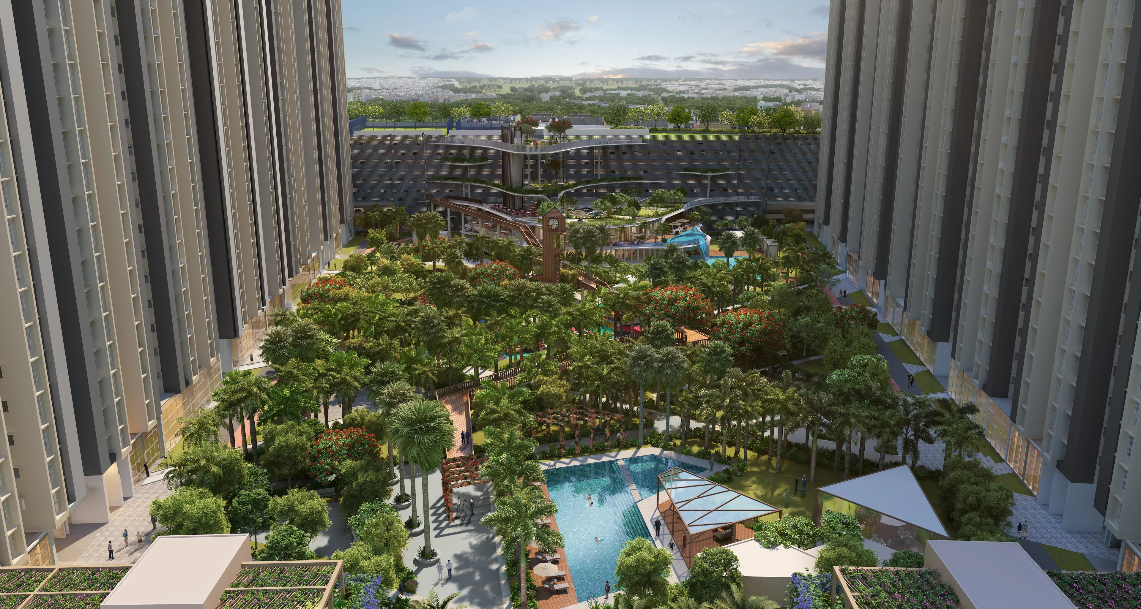 2 BHK Apartment For Rent in Raymond Ten X Vibes