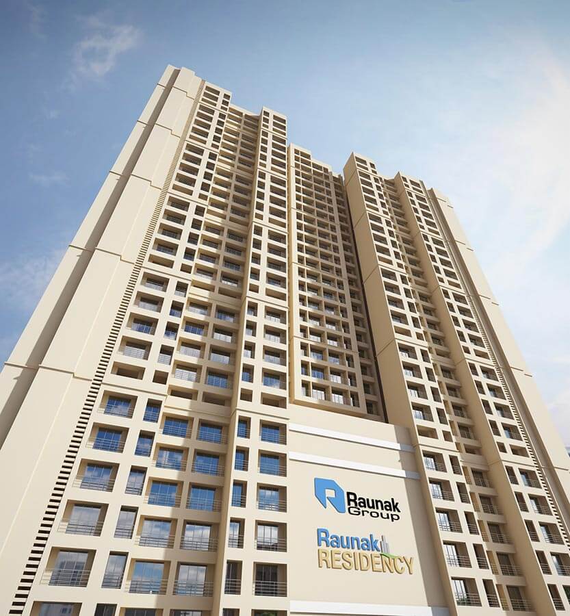 1 BHK Apartment For Rent in Raunak Residency Thane