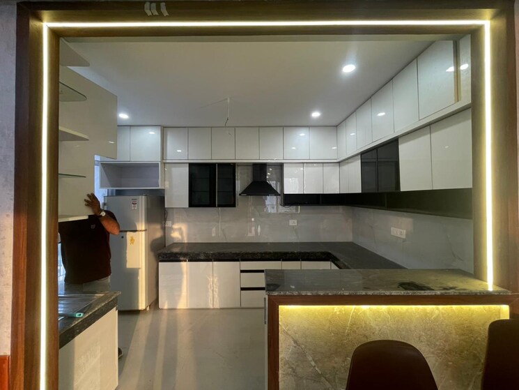 Kitchen, paarth-aadyant 3.5 Bedroom 1950 Sq.Ft. Apartment In Gomti Nagar Lucknow 8682751
