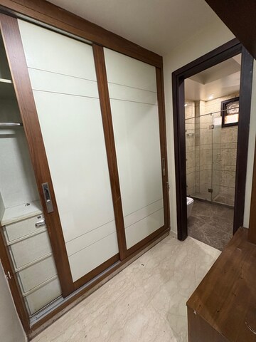 Bathroom in 2.5 BHK Apartment at Triveni Apartments CGHS, Paschim Vihar – for Rent