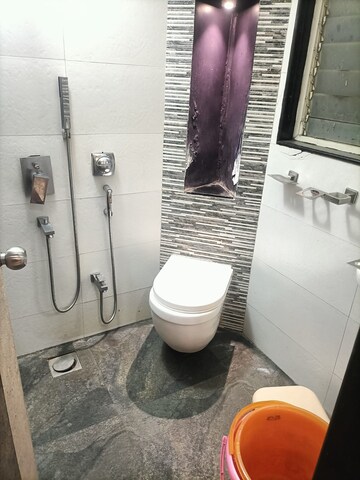 Bathroom in 2 BHK Apartment at Kubera Gulshan, Aundh – for Rent