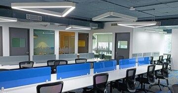 Team Area in  Office Space at Dynasty Business Park, Andheri East – for Rent
