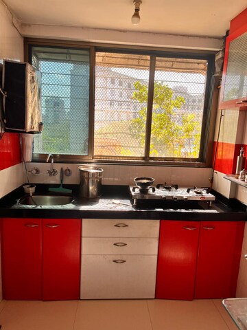 Kitchen in 2 BHK Apartment at Shree Shashwat CHS, Mira Road – for Rent