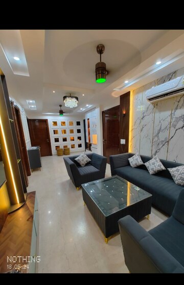Living Room in 3 BHK Builder Floor at RWA Residential Society Sector 46, Sector 46 – for Rent