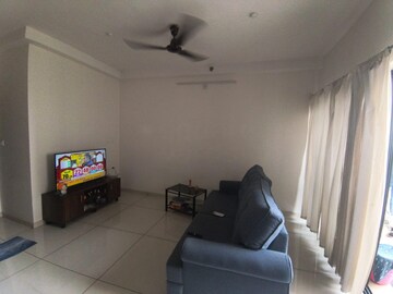 Living Room in 2 BHK Apartment at Duville Riverdale Heights, Kharadi – for Rent