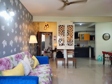 Living Room in 3 BHK Apartment at Bren Woods, Electronic City – for Sale