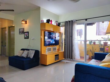 Living Room in 3 BHK Apartment at Bren Woods, Electronic City – for Sale