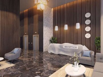 Living Room in  Office Space at The Platinum Towers, Kharadi – for Sale