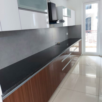 Kitchen in 3 BHK Apartment at Patiala Road – for Sale