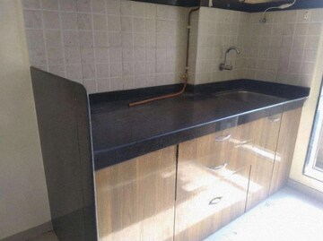Kitchen in 1 BHK Apartment at Damji Shamji Mahavir Kalpavruksha Wing J Phase 2, Kasarvadavali – for Rent