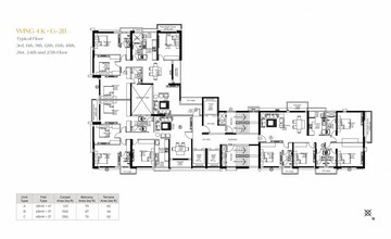 Floor Plan in 3 BHK Apartment at Mahish Bathan – for Sale