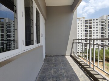 Balcony in 3 BHK Apartment at Vars Parkwood, Bellandur – for Rent