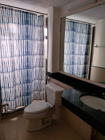 Bathroom in 4 BHK Apartment at DLF The Summit, Dlf Phase V – for Rent
