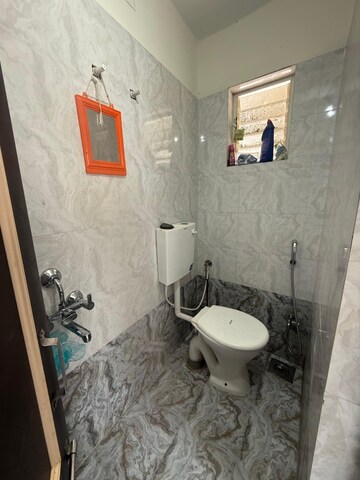 Bathroom in 1 BHK Apartment at Nisarg CHS, Gokhalenagar – for Rent