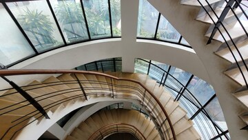 Staircase in 3 BHK Apartment at Adarsh Gardens, Jayanagar – for Sale