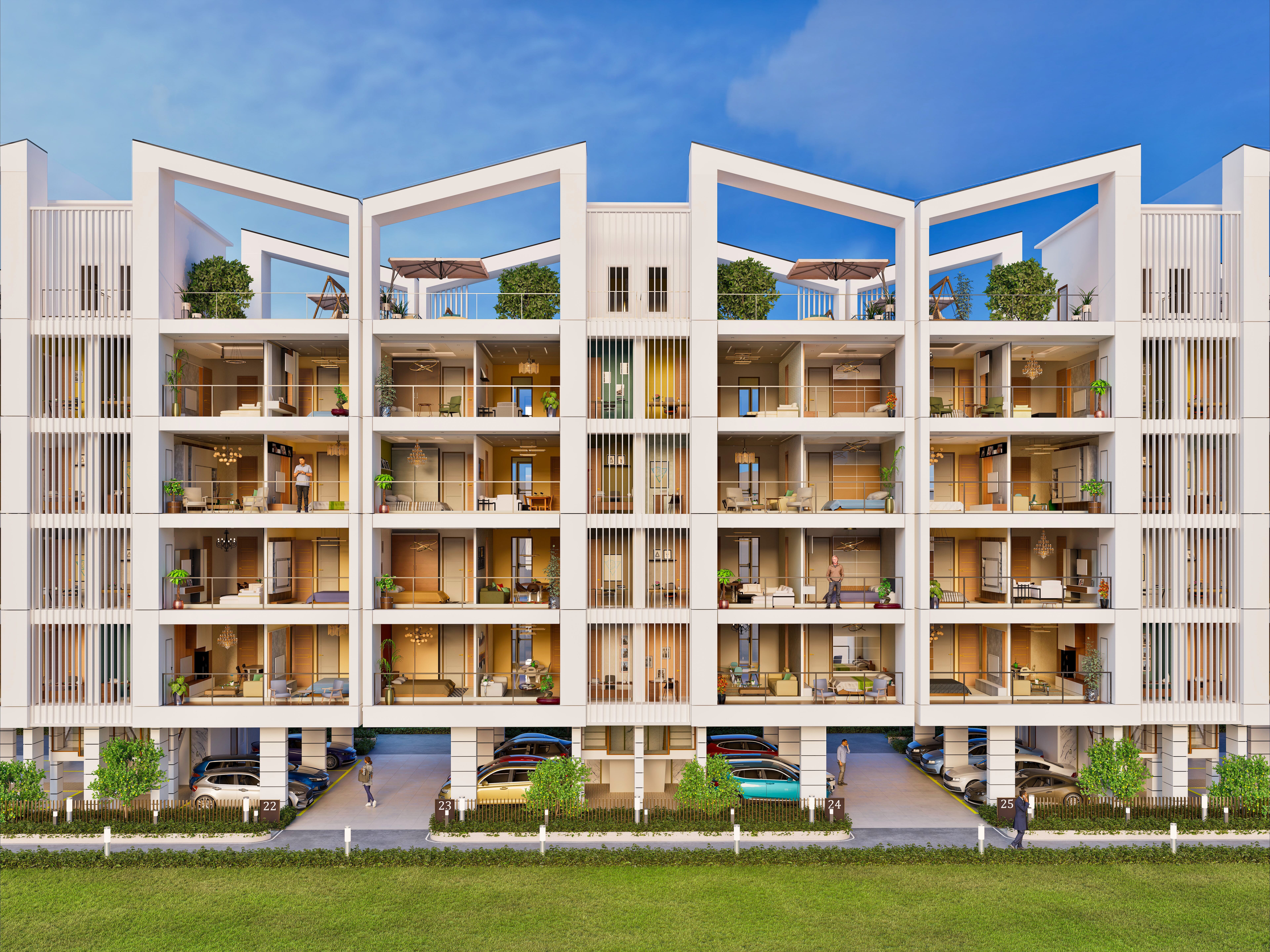 3.5 BHK + Pooja Room,Servant Room Apartment For Sale in Signature Global Daxin Vistas