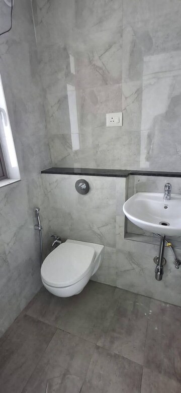 Bathroom in 1 BHK Apartment at Sheth Irene, Malad West – for Rent