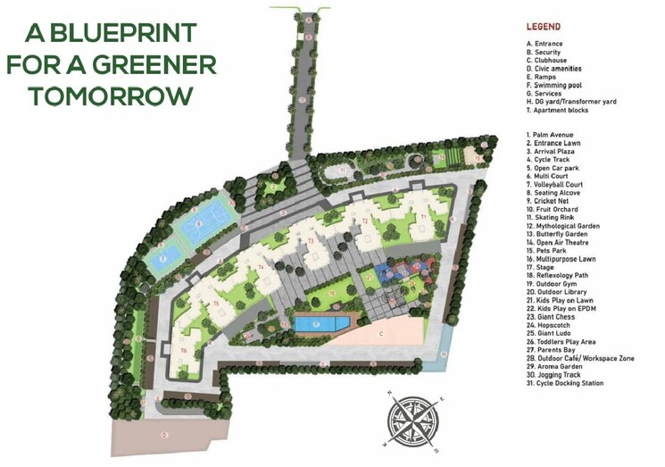 Master Plan, shriram-the-poem 1 Bedroom 570 Sq.Ft. Apartment In Jalahalli Bangalore 8683972