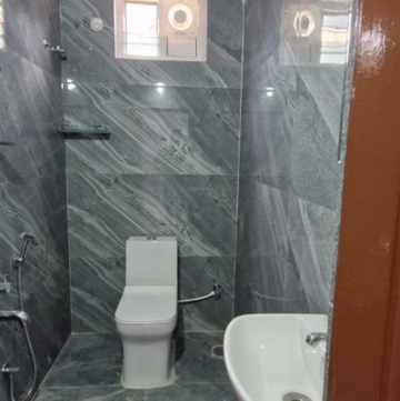 Bathroom in 3 BHK Builder Floor at Kondapur – for Rent