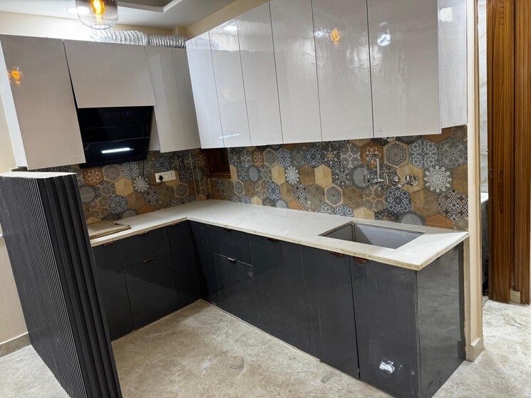 Kitchen, mahavir enclave 1 2 Bedroom 800 Sq.Ft. Builder Floor In Mahavir Enclave 1 Delhi 8684097