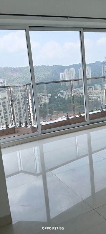 Balcony in 3 BHK Apartment at Soham Crystal Spires, Ghodbunder Road – for Rent