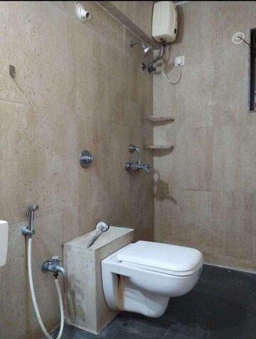 Bathroom in 3 BHK Apartment at Cosmos Jewels, Ghodbunder Road – for Rent