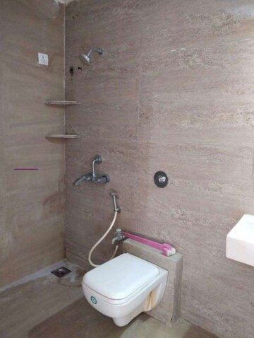 Bathroom in 3 BHK Apartment at Cosmos Jewels, Ghodbunder Road – for Rent