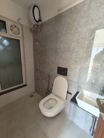 Bathroom in 1 BHK Apartment at Omkar Signet, Malad East – for Rent
