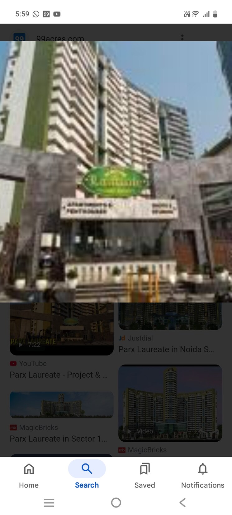 Exterior View, parx-laureate 3 Bedroom 3205 Sq.Ft. Apartment In Sector 108 Noida 8684437