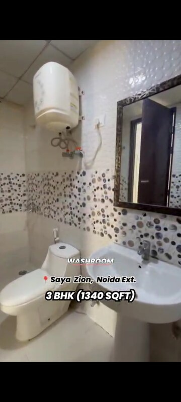 Bathroom in 3 BHK Apartment at Saya Zion, Sector 4 Greater Noida – for Sale