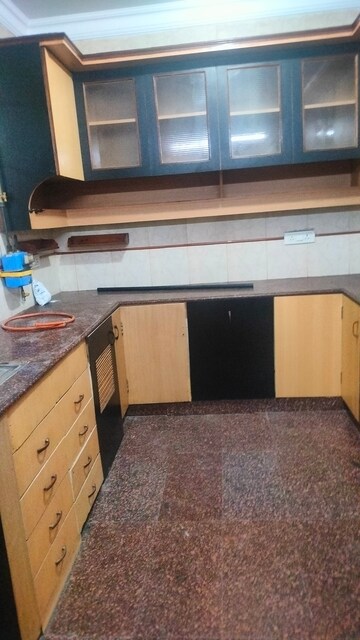 Kitchen in 3 BHK Builder Floor at Sarvodaya Enclave – for Rent