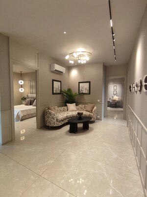 Living Room in 3.5 BHK Apartment at Aerocity – for Sale