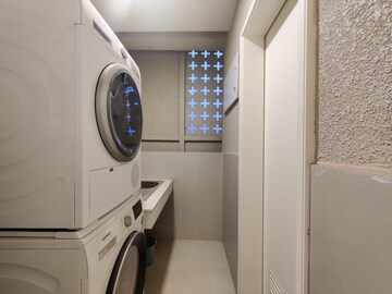 Building Lobby in 3 BHK Apartment at Bhartiya Leela Residences, Thanisandra Main Road – for Rent