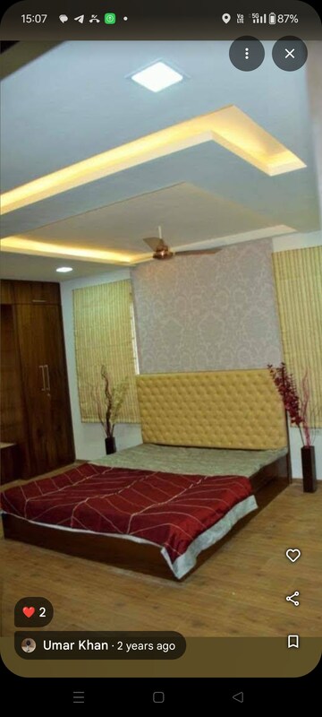 Bedroom in 3 BHK Apartment at Prestige High Fields, Gachibowli – for Rent